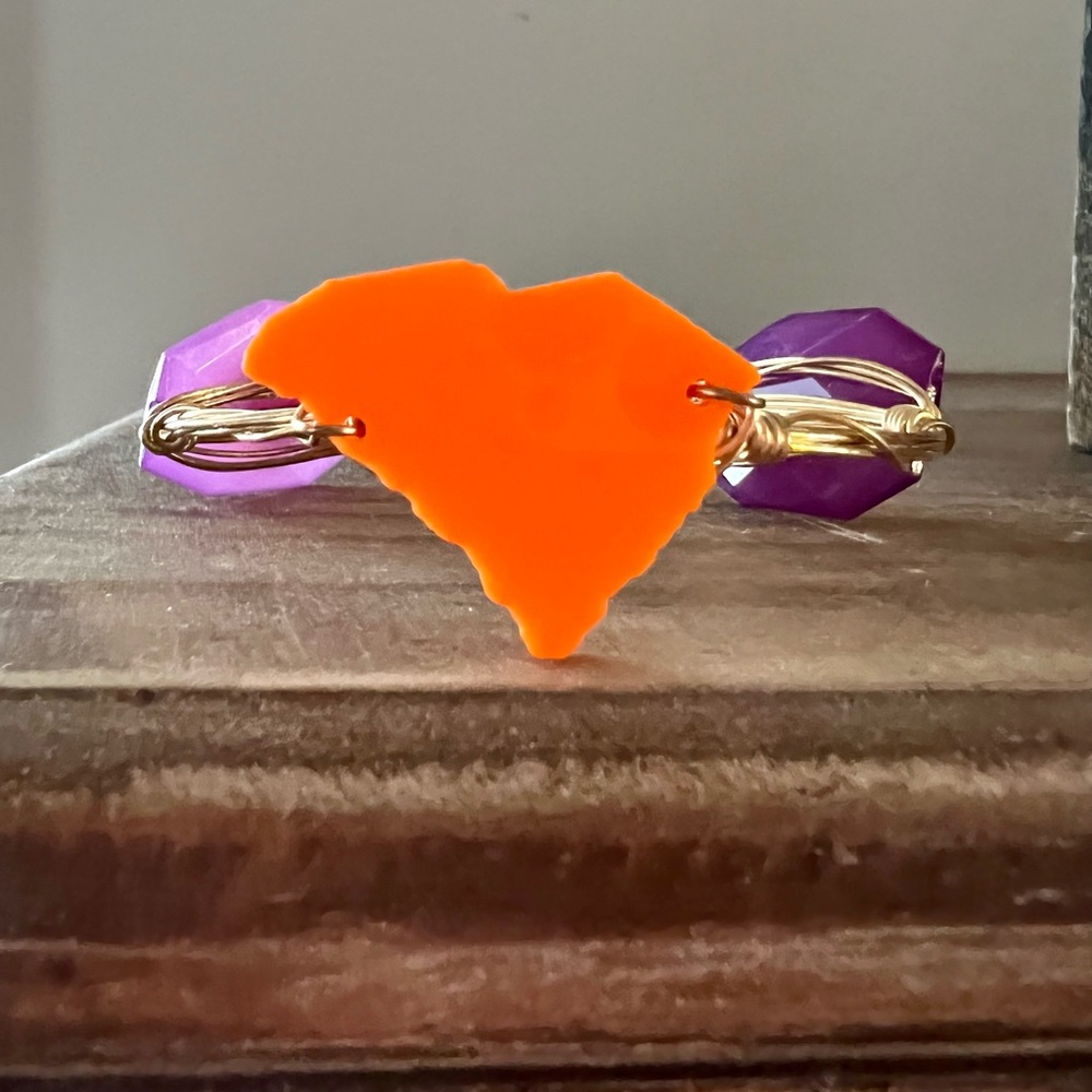 SC Clemson inspired bracelet